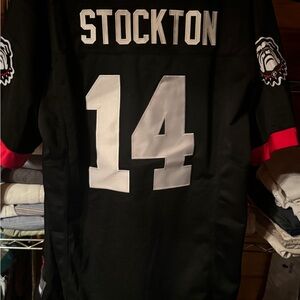 Gunner Stockton black jersey all stitched